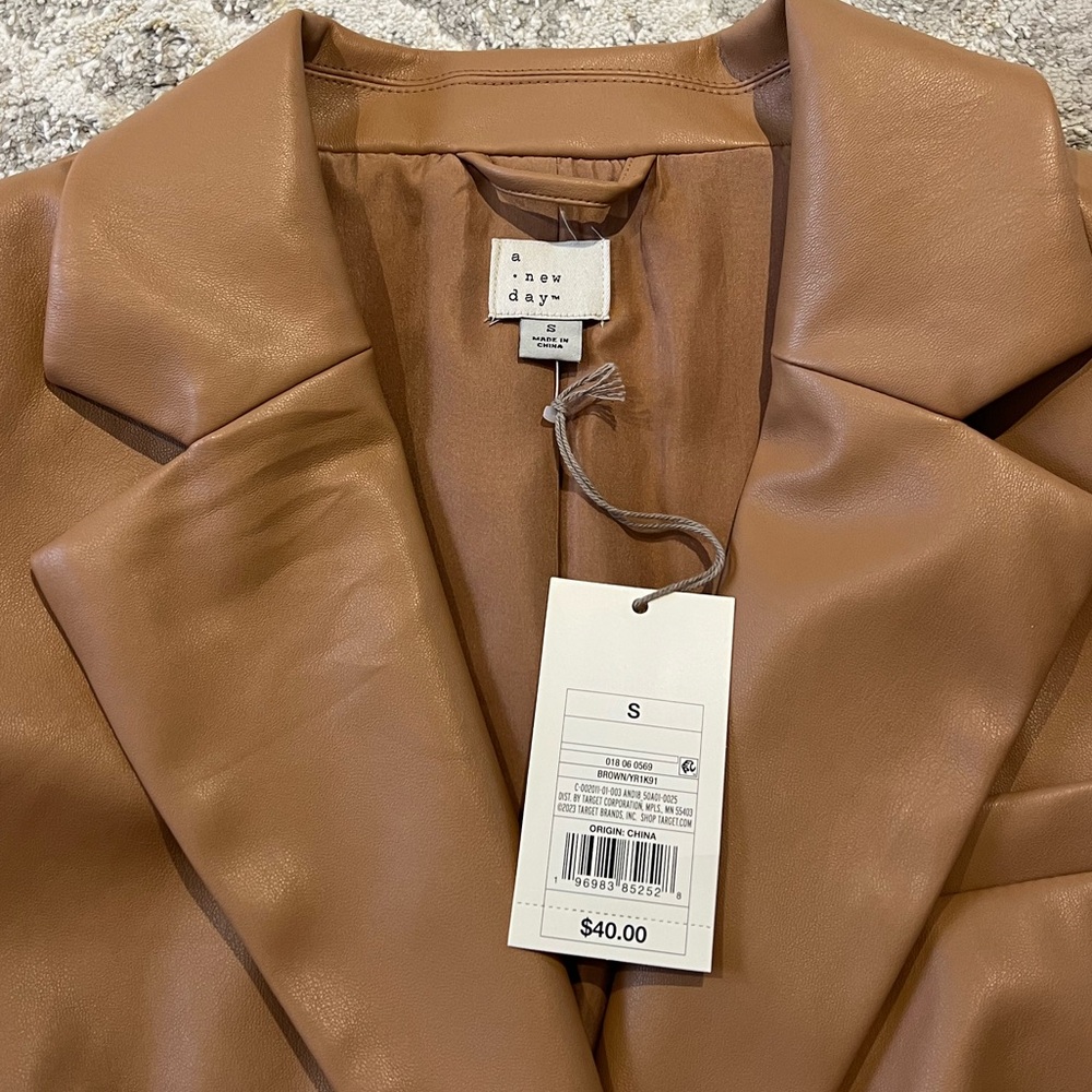 Leather Blazer